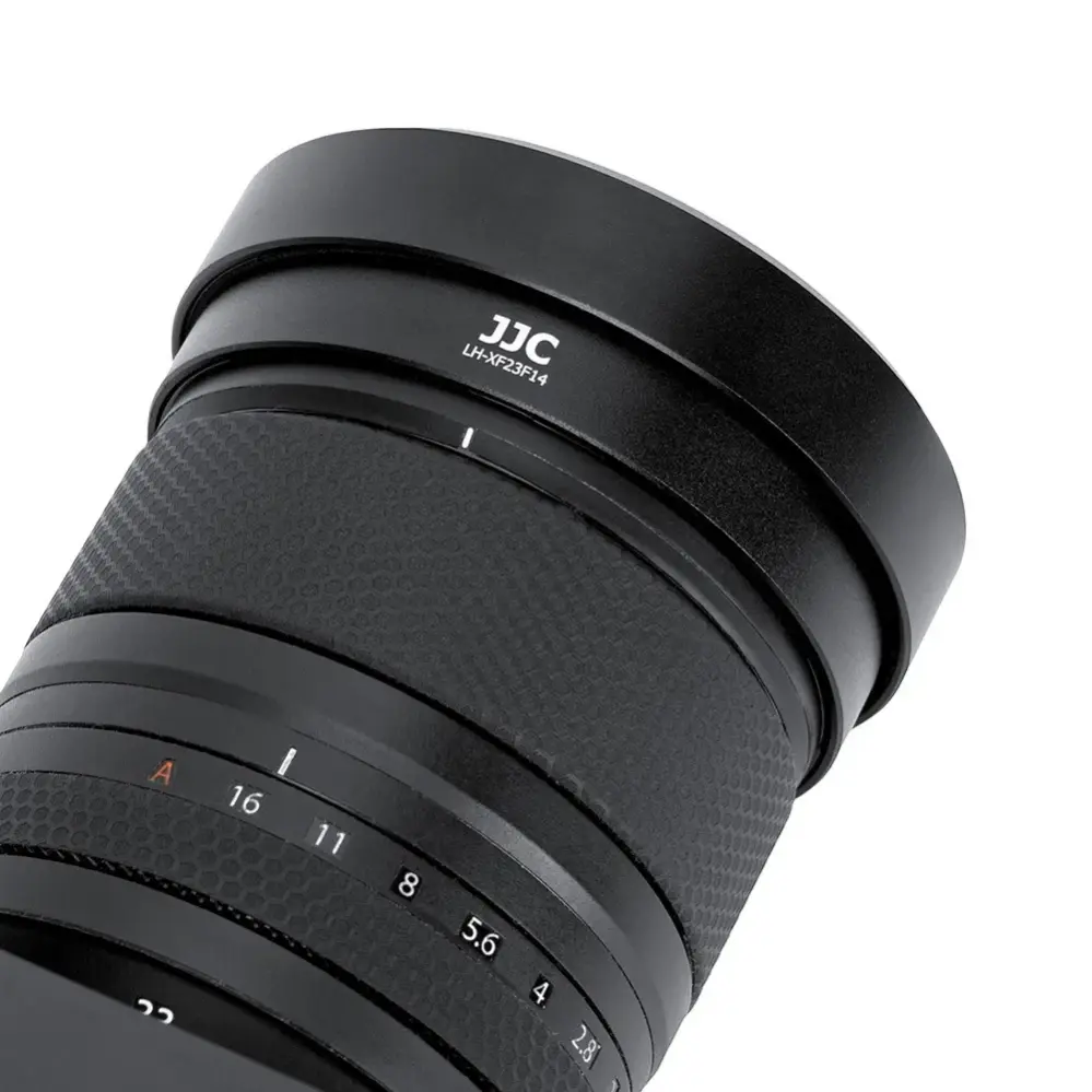  JJC LH-XF23F14 solblender i metall for Fujifilm XF 23mm & 33mm f/1,4 R LM WR Rask levering fra Sverige.