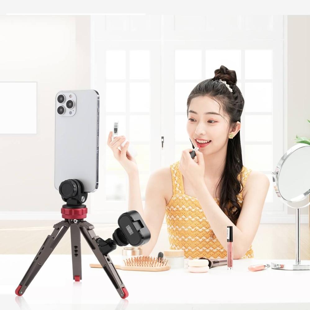  Puluz Tilt svinghode mini 1/4-tommers utvendig gjenge med knottlås Rask levering fra Sverige.