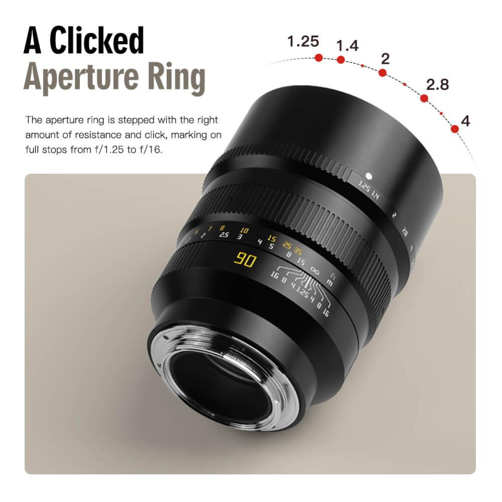 TTArtisan TTArtisan 90mm f/1.25 objektiv for Canon EOS R