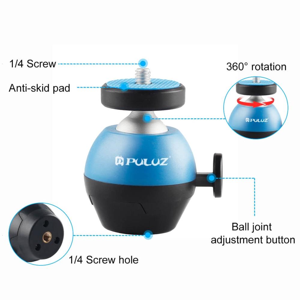  Puluz Liten tilt swivel for mobilholder eller mindre kamera Rask levering fra Sverige.