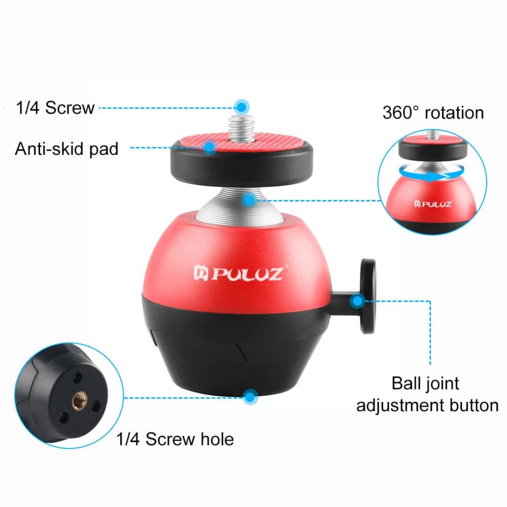  Puluz Liten tilt swivel for mobilholder eller mindre kamera Rask levering fra Sverige.