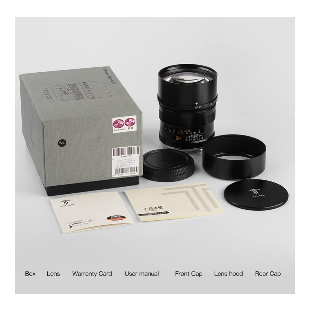 TTArtisan TTArtisan 90mm f/1.25 objektiv for Canon EOS R