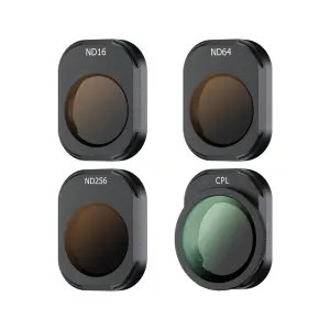  JJC Filtersett ND16 ND64 ND256 CPL for DJI Mini 4 Pro Rask levering fra Sverige.