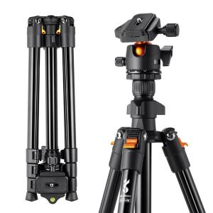  K&F Concept kamerastativ med panoramakulehode 160 cm Rask levering fra Sverige.