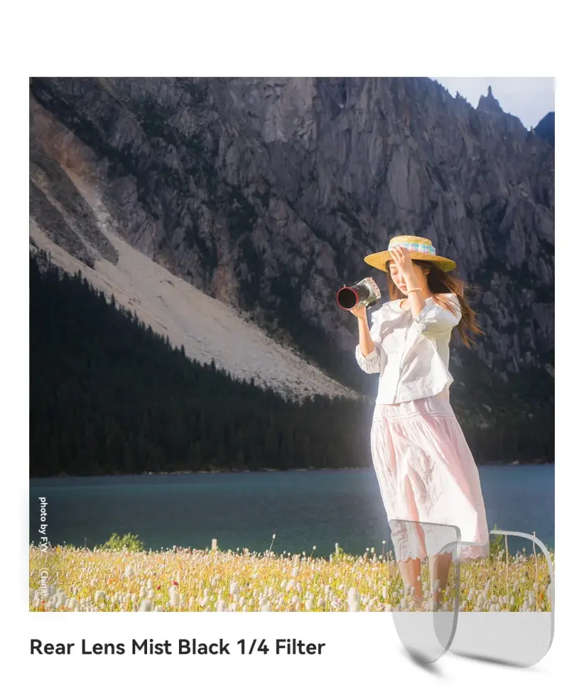  Haida Rear Lens Mist Black 1/4 Filter for Sony E, Leica L og Nikon Z Rask levering fra Sverige.