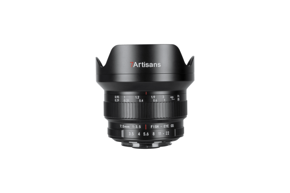 7Artisans 7.5mm f/3.5 Fisheye-objektiv for Nikon F Rask levering fra Sverige.