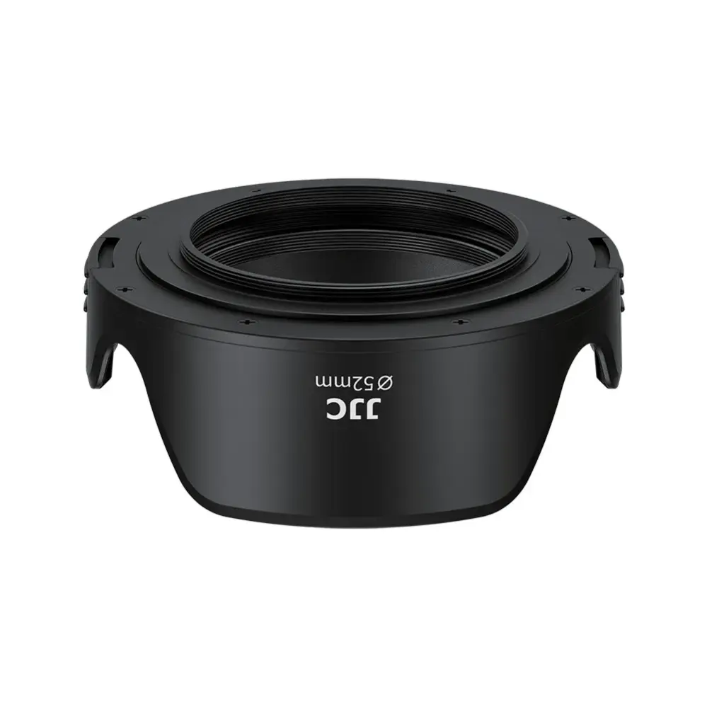  JJC LH-Q52 solblender med adapterring – beskytter mot strølys og støt Rask levering fra Sverige.