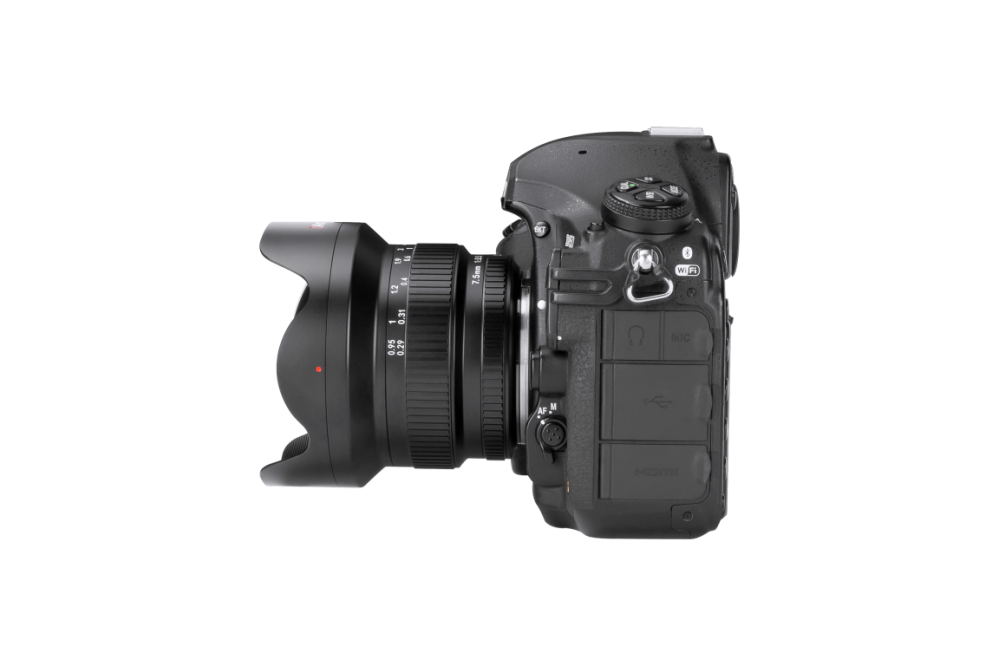 7Artisans 7.5mm f/3.5 Fisheye-objektiv for Nikon F Rask levering fra Sverige.
