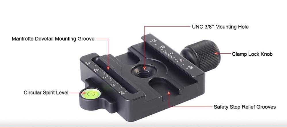 Sunwayfoto Sunwayfoto Mac-14 Feste for Manfrotto & Arca Swiss plater