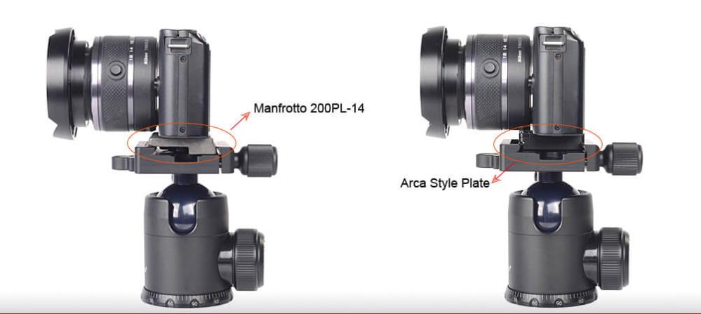 Sunwayfoto Sunwayfoto Mac-14 Feste for Manfrotto & Arca Swiss plater