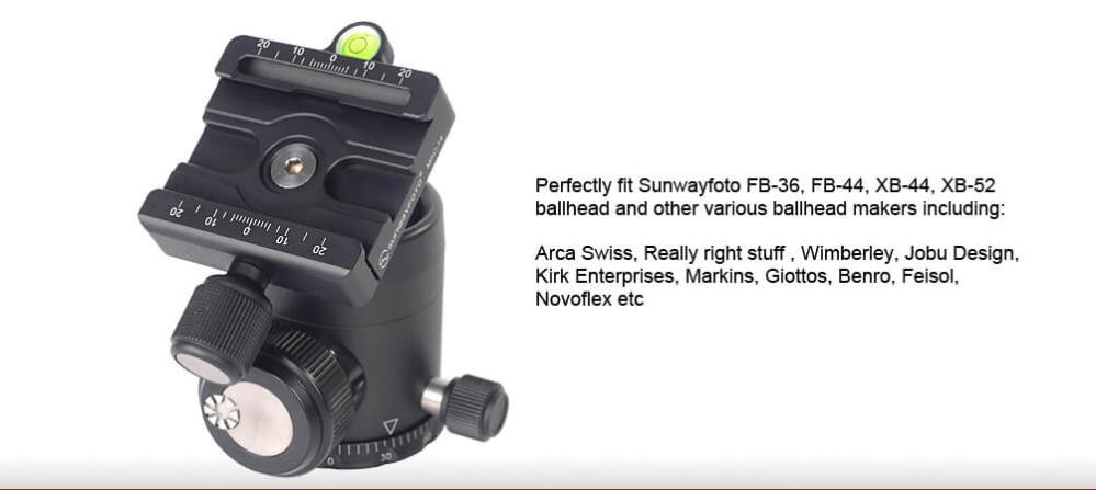 Sunwayfoto Sunwayfoto Mac-14 Feste for Manfrotto & Arca Swiss plater