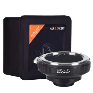 K&F Concept K&F Concept Objektivadapter till Nikon F objektiv for C-feste