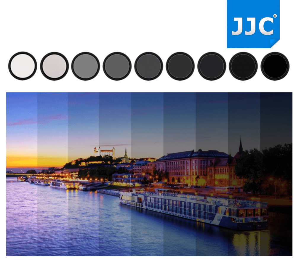  JJC Variabelt ND-filter ND2-ND400 med Multicoating Rask levering fra Sverige.