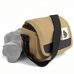 Unbranded Kameraveske khaki for speilløse Systemkamera