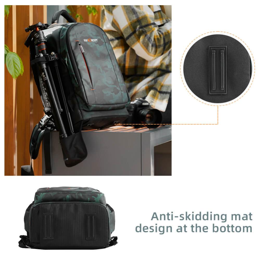 K&F Concept K\&F Concept Kameraryggsekk med stor kameroppbevaring IPX4