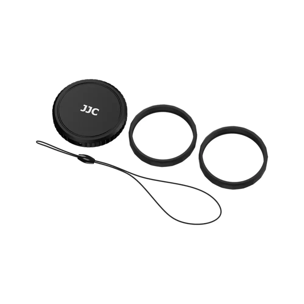  JJC linsebeskyttelsesring i silikon og objektivdeksel for DJI Osmo Action 6 Rask levering fra Sverige.