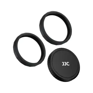  JJC linsebeskyttelsesring i silikon og objektivdeksel for DJI Osmo Action 6 Rask levering fra Sverige.
