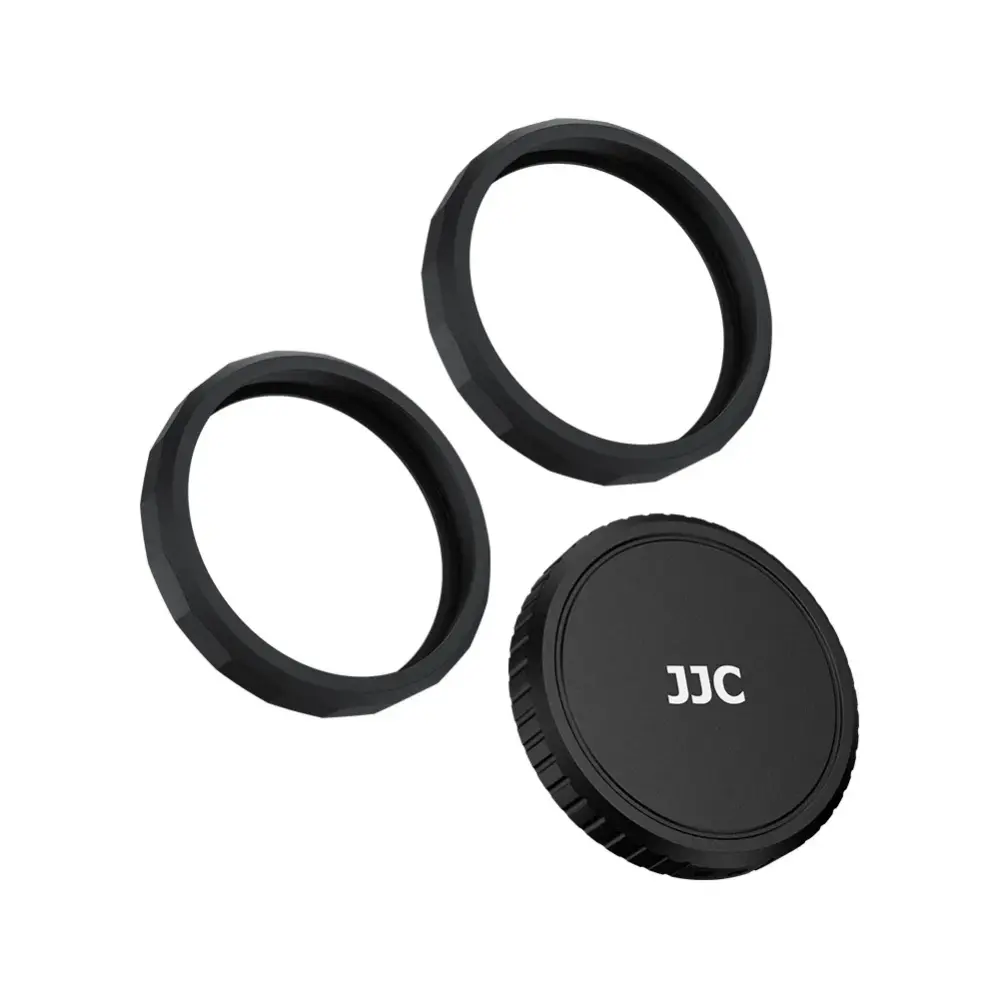  JJC linsebeskyttelsesring i silikon og objektivdeksel for DJI Osmo Action 6 Rask levering fra Sverige.