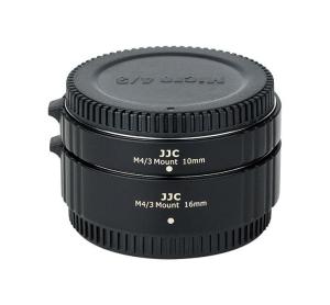  JJC Mellomringer 10 mm 16 mm elektroniske for Micro 4/3 AET-M43S (II) Rask levering fra Sverige.