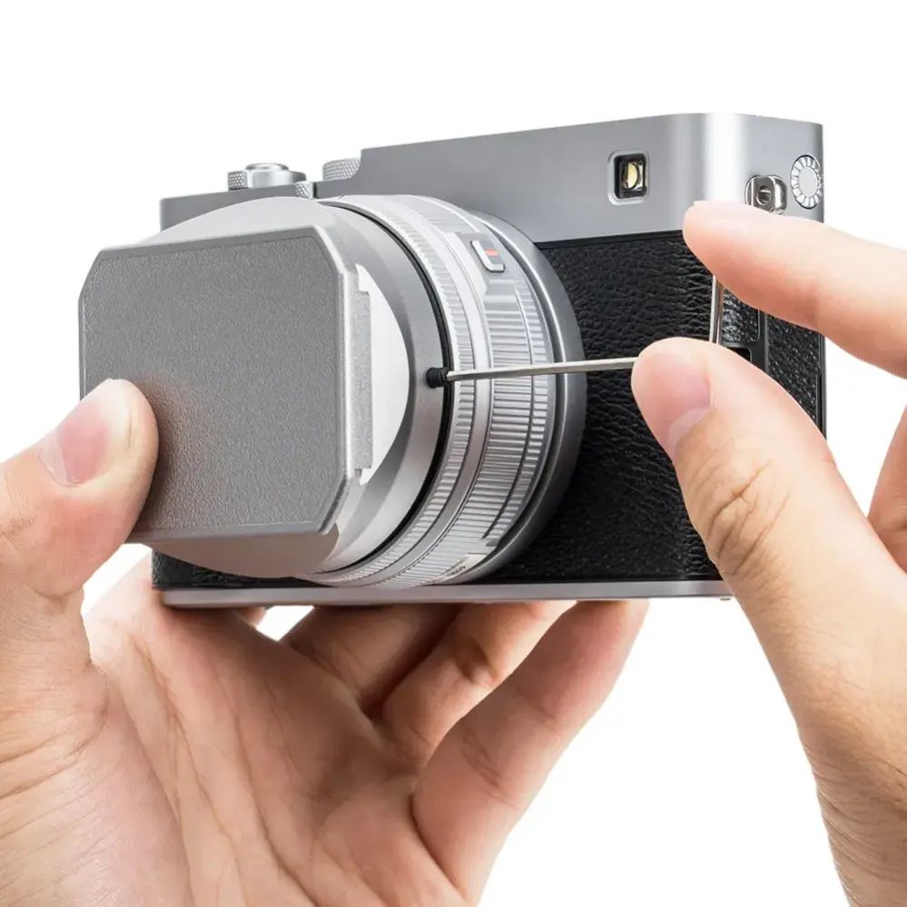  JJC solblender for Fujifilm XF 23mm f/2.8 R WR og XF 27mm f/2.8 Rask levering fra Sverige.