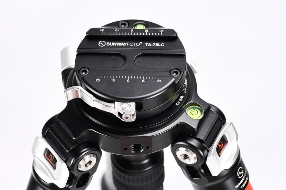  Sunwayfoto TA-75LC nivelleringshalvkule 75mm med Arca Swiss-hurtigfeste Rask levering fra Sverige.