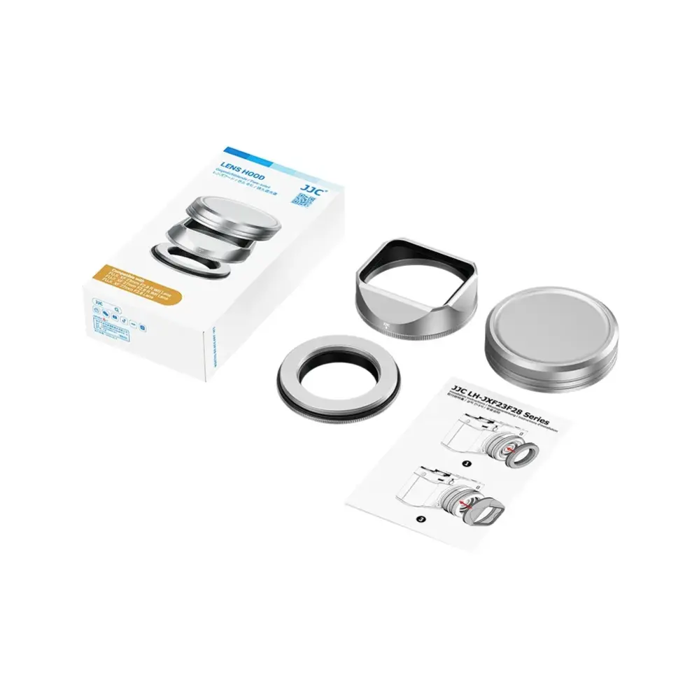  JJC Solblender for Fujifilm Fujinon XF 23mm f/2.8 R WR & XF 27mm f/2.8 Rask levering fra Sverige.