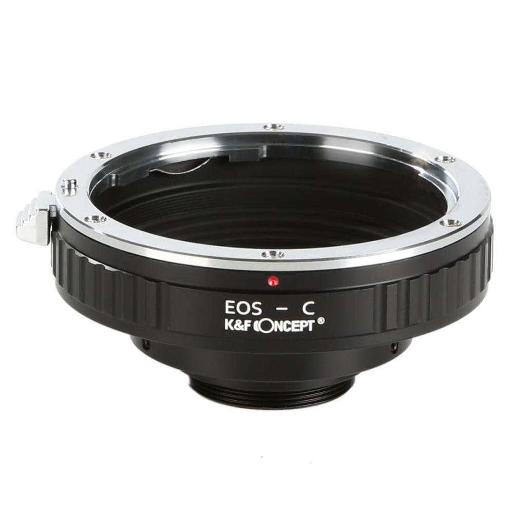 K&F Concept K\&F Concept Objektivadapter for Canon EOS EF-objektiv til C-fatning