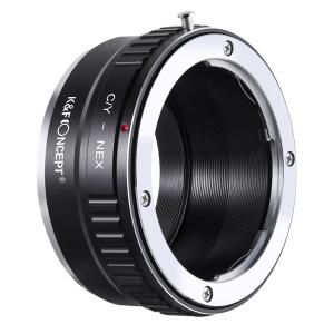  K&F Lens adapter for Contax / Yashica objektiv for Sony E kamerahus Rask levering fra Sverige.