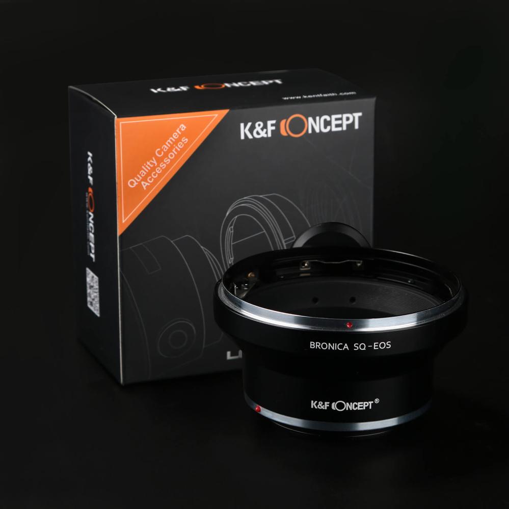 K&F Concept K&F Objektivadapter till Bronica SQ objektiv for Canon EOS kamerahus