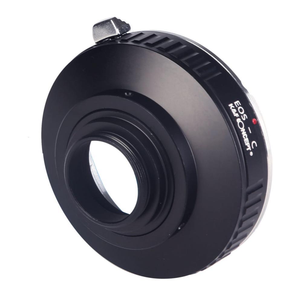 K&F Concept K\&F Concept Objektivadapter for Canon EOS EF-objektiv til C-fatning