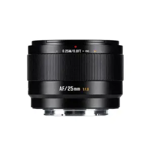 7Artisans Lite Series AF 25mm f/1.8 objektiv for Sony E APS-C Rask levering fra Sverige.