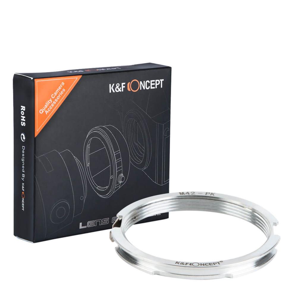 K&F Concept K&F Objektivadapter till M42 objektiv for Pentax K kamerahus