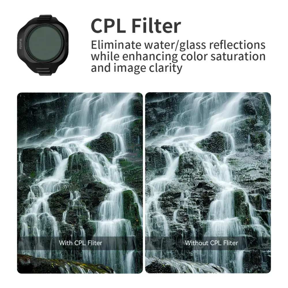  Haida filtersett for DJI Mini 5 Pro – ND8, ND32, ND128 & CPL Rask levering fra Sverige.