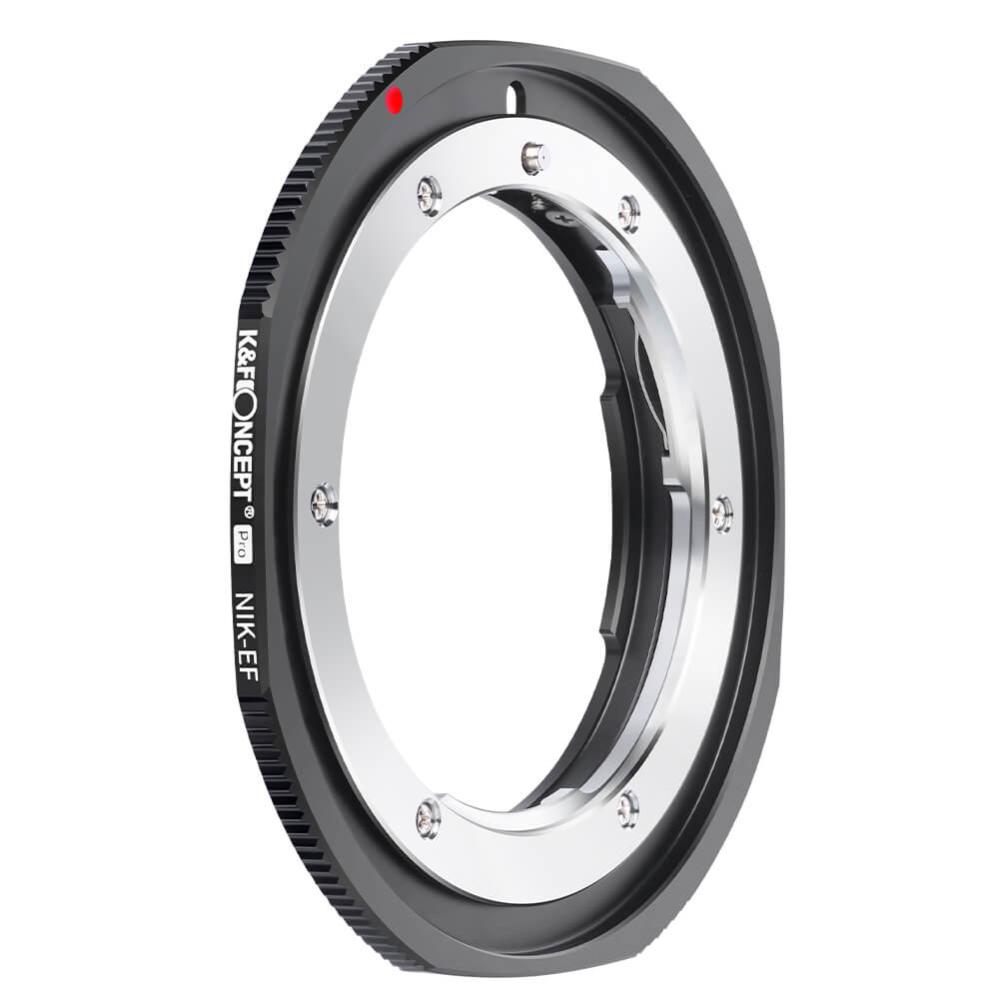 K&F Concept K&F Objektivadapter til Nikon F AF AI AI-S objektiv for Canon EOS kamerahus