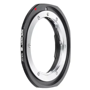 K&F Concept K&F Objektivadapter til Nikon F AF AI AI-S objektiv for Canon EOS kamerahus