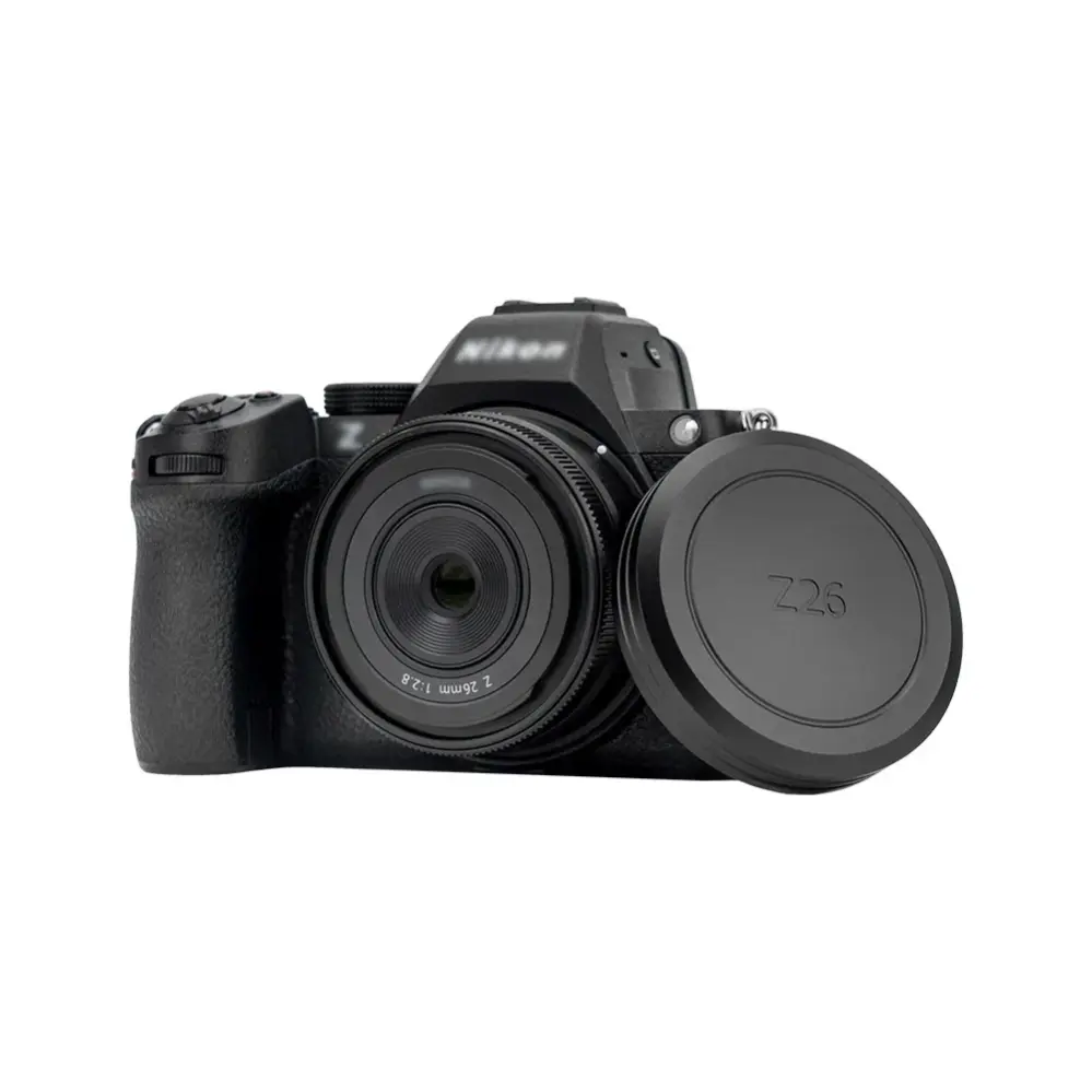  JJC LC-Z26 objektivdeksel i aluminium for Nikon Z 26mm f/2.8 Rask levering fra Sverige.