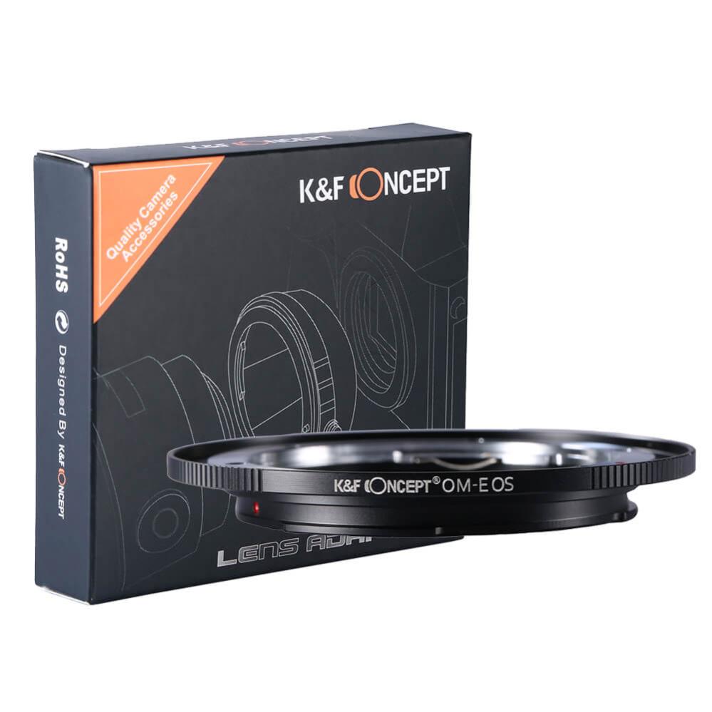 K&F Concept K&F Concept Objektivadapter till Olympus OM objektiv for Canon EOS kamerahus