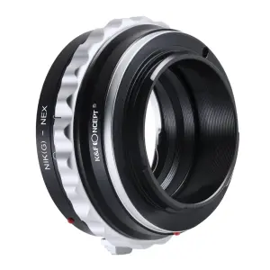 K&F Concept K&F Objektivadapter till Nikon G objektiv for Sony E kamerahus