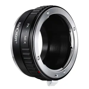 K&F Concept K&F Objektivadapter till Pentax K objektiv for Sony E kamerahus