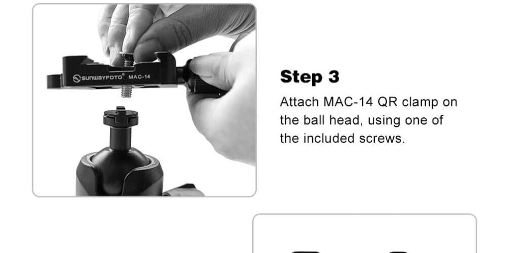 Sunwayfoto Sunwayfoto Mac-14T Feste for Manfrotto & Arca Swiss plater