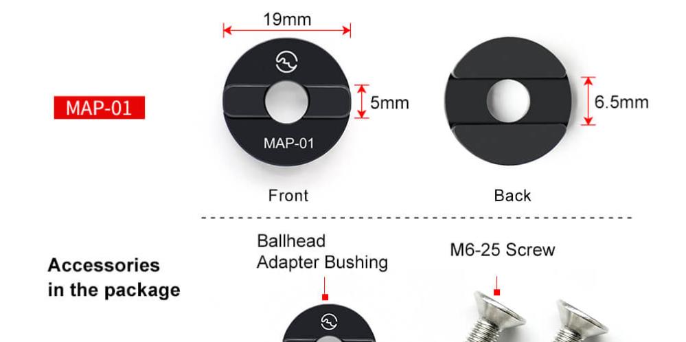 Sunwayfoto Sunwayfoto Mac-14T Feste for Manfrotto & Arca Swiss plater