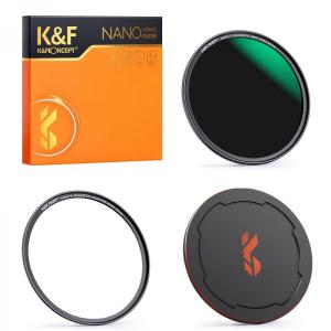  K&F Concept Magnetisk ND-filter ND64 med adapterring og magnetisk lokk Rask levering fra Sverige.
