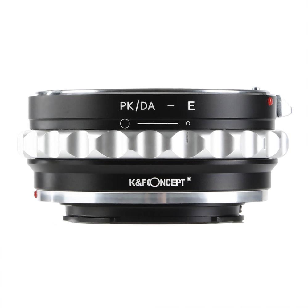K&F Concept K&F Objektivadapter till Pentax K/M/A/FA/DA objektiv for Sony E kamerahus