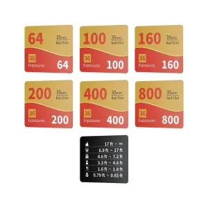  JJC FN-K17 Tool Card Set – smart verktøy for ditt Pentax 17-filmkamera Rask levering fra Sverige.