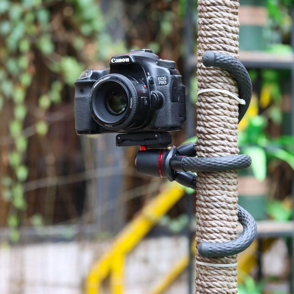  Ulanzi Ministativ blekksprut med bøybare ben og mobilholder Rask levering fra Sverige.