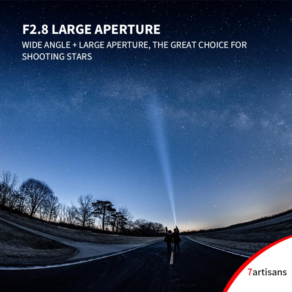 7Artisans 7Artisans 7.5mm f/2.8 II Fisheye-objektiv APS-C for Fujifilm X