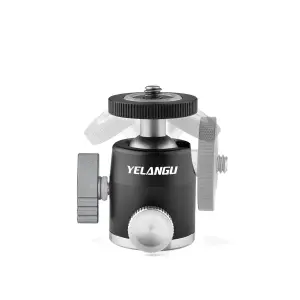  YELANGU LW-A01 lite kulehode i metall for mobilholder eller mindre kamera Rask levering fra Sverige.