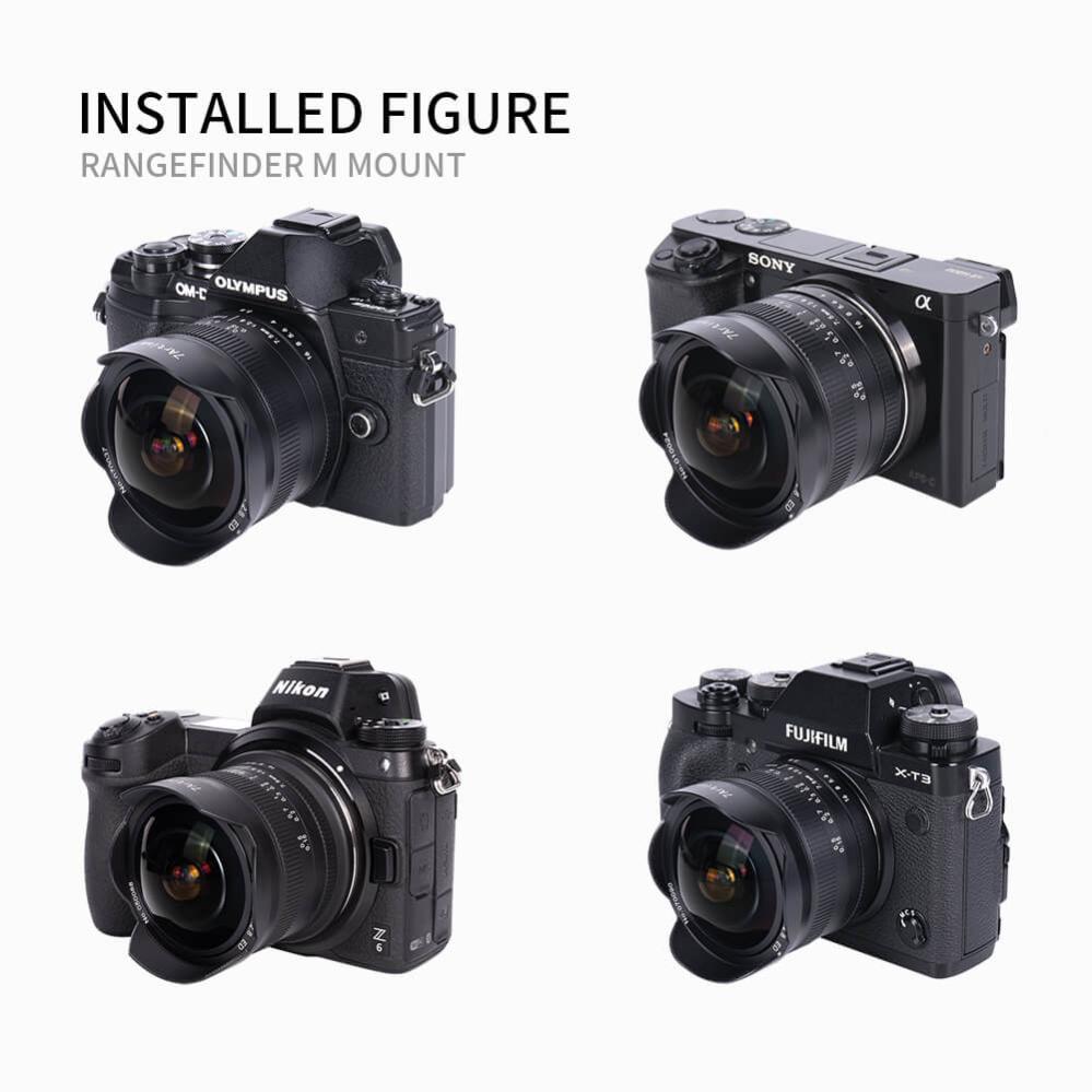 7Artisans 7Artisans 7.5mm f/2.8 II Fisheye-objektiv APS-C for Fujifilm X