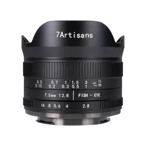 7Artisans 7Artisans 7.5mm f/2.8 II Fisheye-objektiv APS-C for Fujifilm X