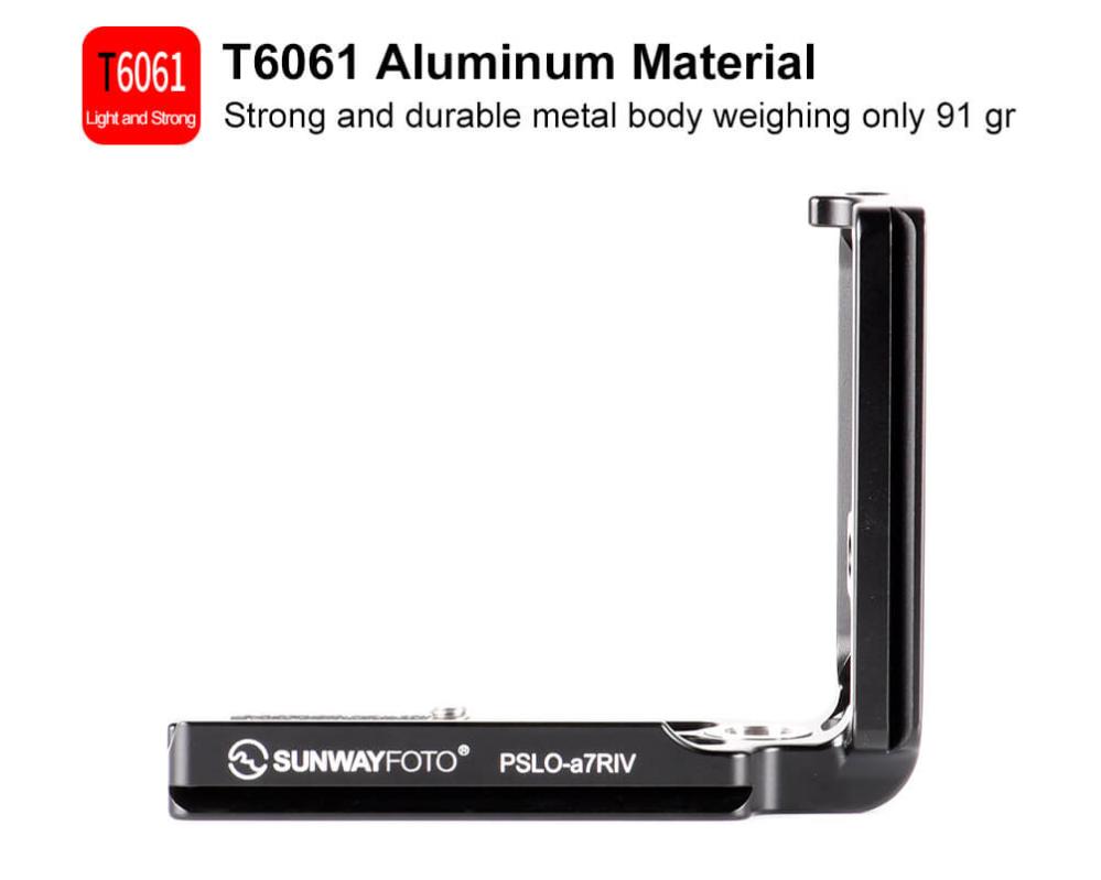 Sunwayfoto Sunwayfoto L-Bracket for Sony A7R IV & A9II med QD-uttak
